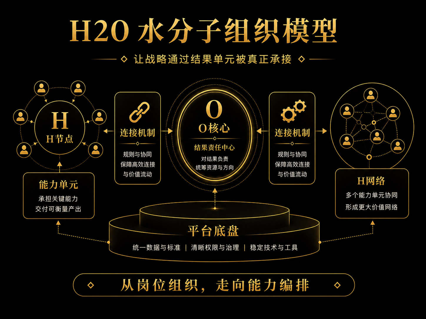 H2O水分子组织模型总览图